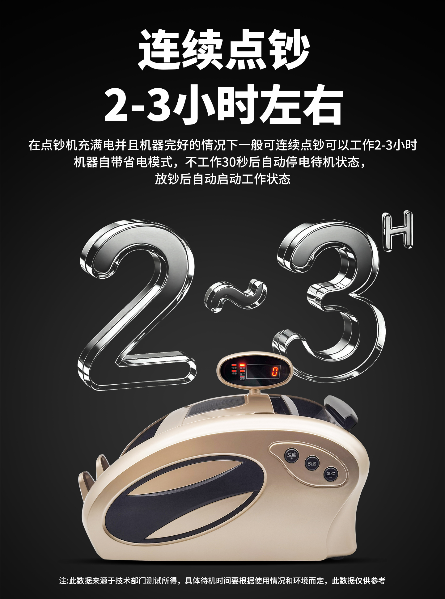 [2025 New Rechargeable Model] Wanlian Banknote Detector Commercial Banknote Counter Small Mobile Portable Money Counting Machine