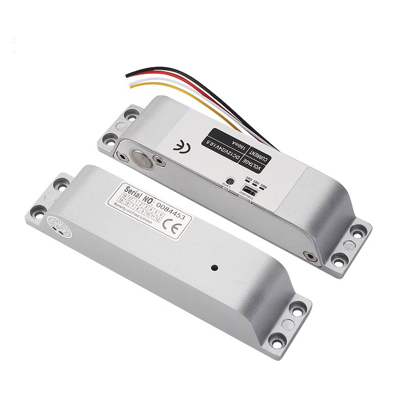 Surface-Mounted Electric Mortise Lock Access Control Electric Lock Hanging Delay 12V24V Digital Lock