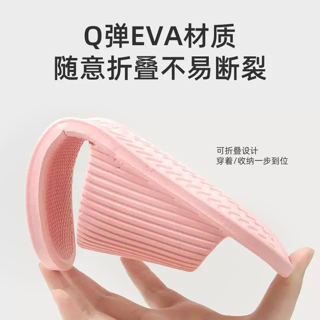 2025 New Summer Style Foldableable Sandals for Travel, Men's Indoor Home Flats Slippers, Women's Couple Hotel