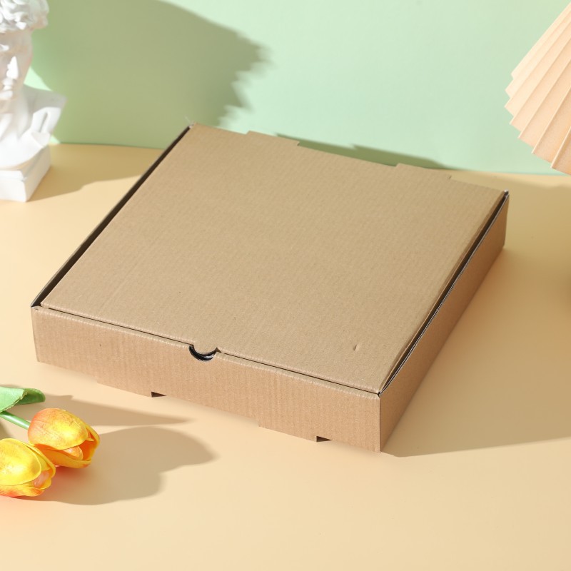 Pizza Box Disposable 7 8 9 10 12inch Aluminum Film Thermal Insulation Commercial Aluminum Foil Pizza Packaging Box