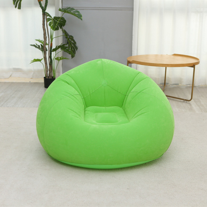 Inflatable Spherical Sofa, Flocked Lazy Sofa Manufacturer, Direct Sales of Inflatable Velvet Sofa Recliner, Inflatable Single Sofa