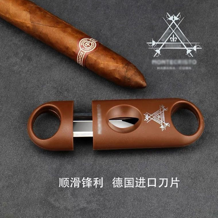 Stainless steel Cigar scissors simple cigar tobacco straw scissors portable Cigar scissors suit cigar accessories tools wholesale