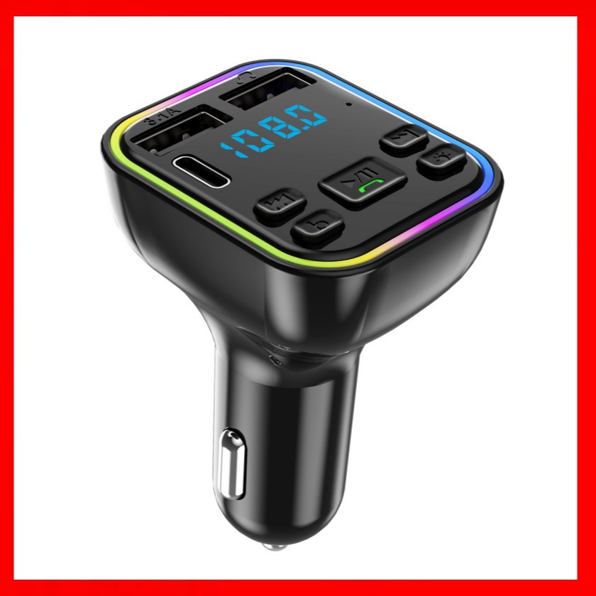 Q5 cross-border FM Bluetooth transmitter car MP3 player car charger popular car Multi-Function Charger