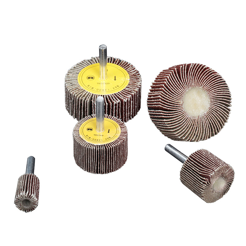 Belt-Mounted Flap Wheel Grinding Head Polishing Sanding Wheel for Straight Grinder, Internal Grinder, Electric Grinder, Sandpaper Polishing Tool