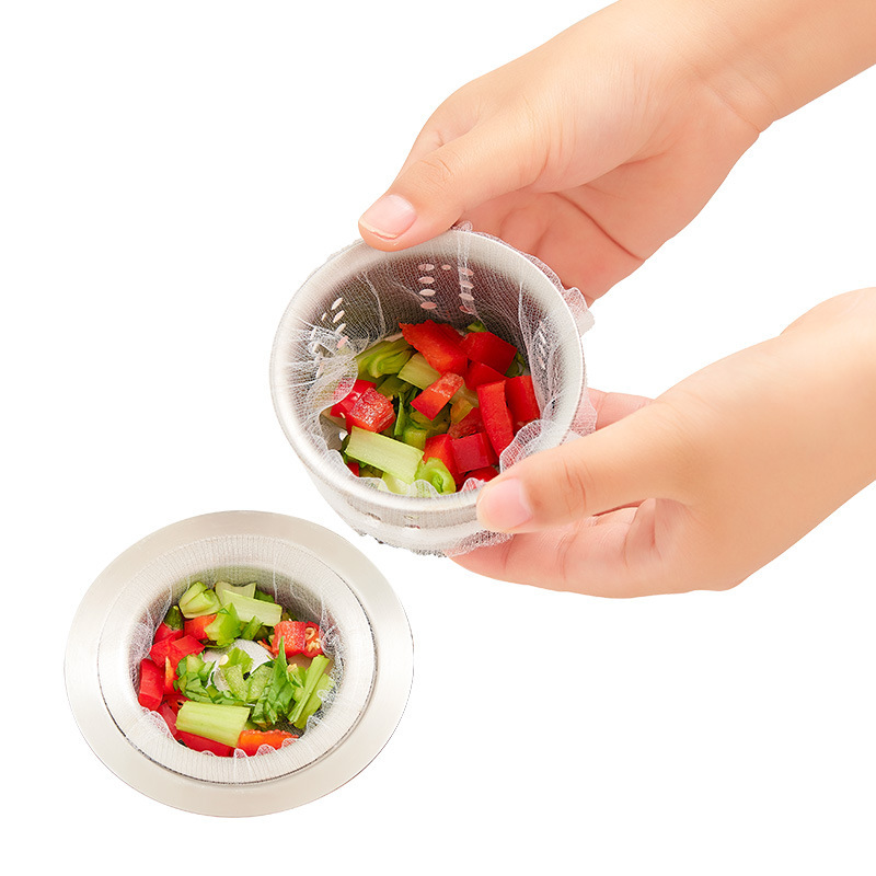 Factory wholesale kitchen sink filter disposable sewer garbage filter food residue sink mesh bag