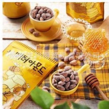 South Korea imported Barbee Tom Farm honey butter almond 250g honey flavor big package