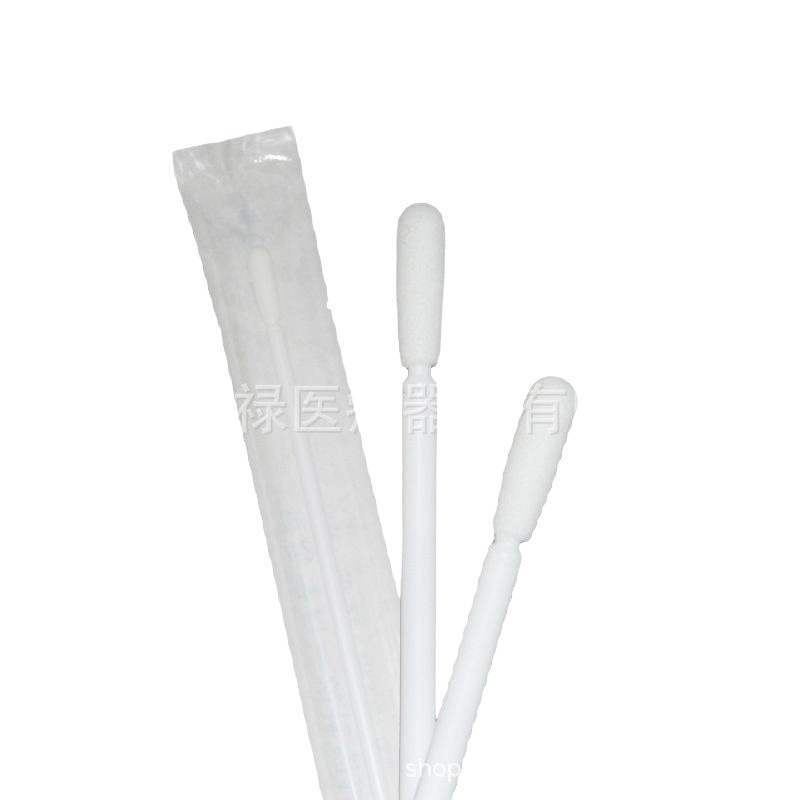 Deep Throat Swab Veterinary Cotton Swab Flocked Swab Disposable Pig Sampling Tube for Animal Throat Sampling