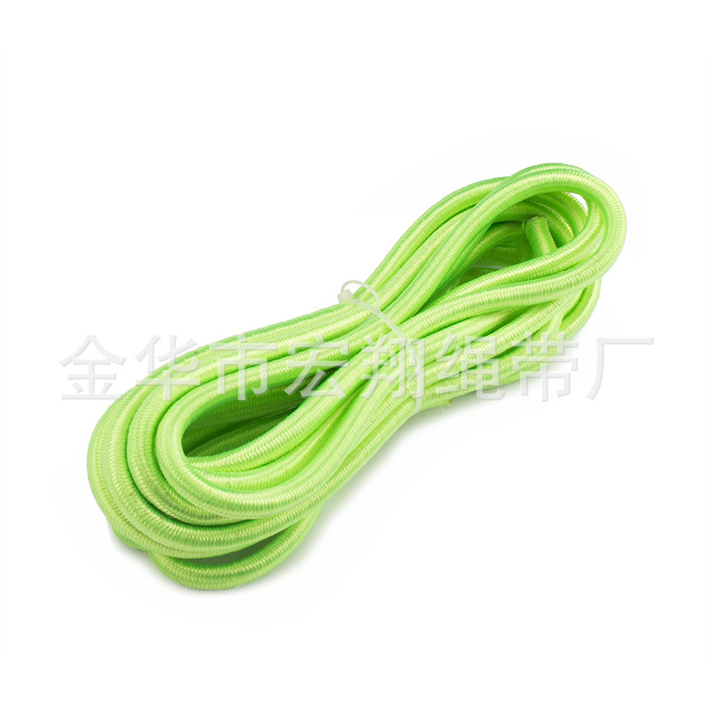 Imported latex silk color round elastic rope elastic rope high elastic round elastic band elastic rope