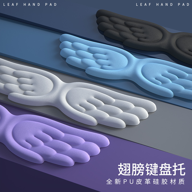 Keyboard Hand Bracer Wrist Computer Hand Bracer Mechanical Keyboard Palmrest Wrist Hand Women Silicone Memory Foam Mouse Pad