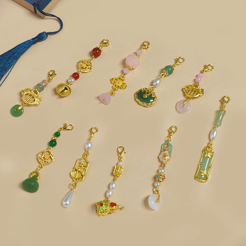 Подвеска Шаджин из бамбука Guofeng для женщин, ручная работа, китайский чонсам, антикварные аксессуары для одежды