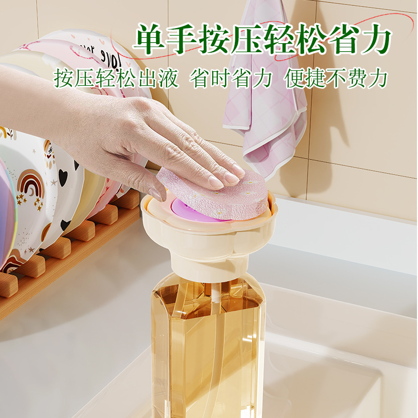 Sink Press Dispenser Kitchen Household Dishwashing Liquid Gadget Soap Dispenser Hand Sanitizer Portable Detergent