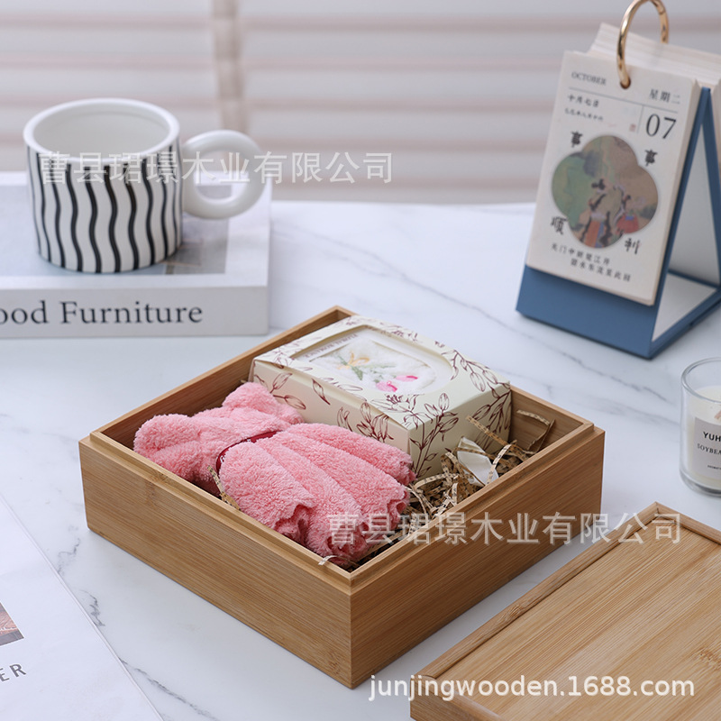 Glass Lid Wooden Box Gift Box for Holidays and Birthdays, Eternal Flower Specimen Display Box, Jewelry Storage