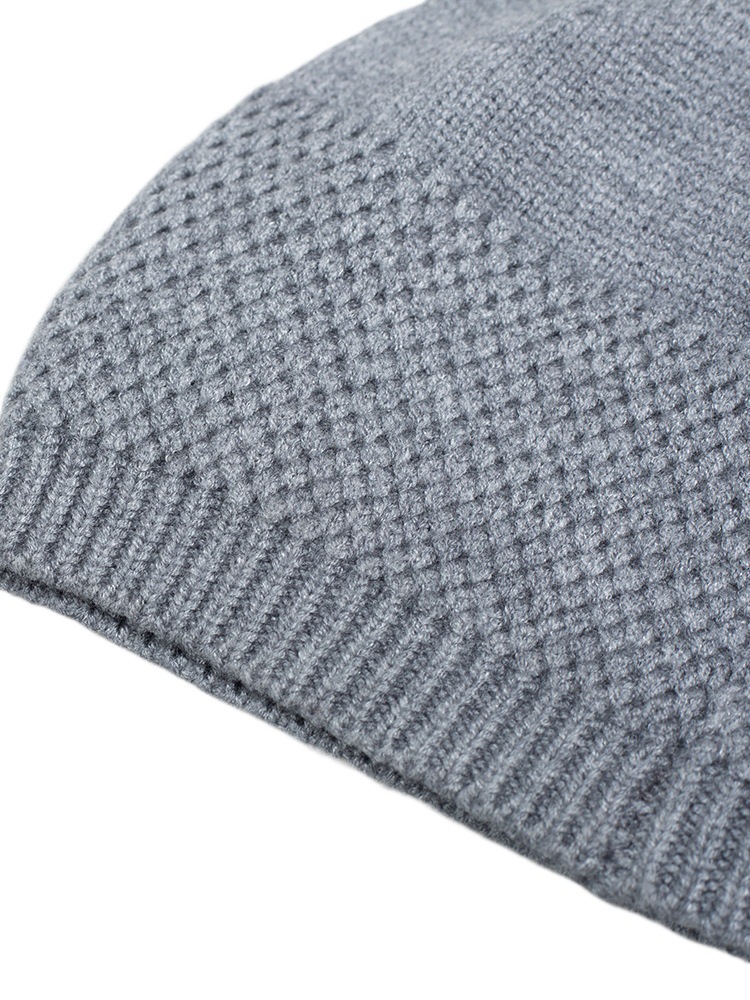 Monk Melon Hat Autumn Knitted Hat Monk Hat Monk Hat for Men and Women Monk Warm Elastic Wool Hat