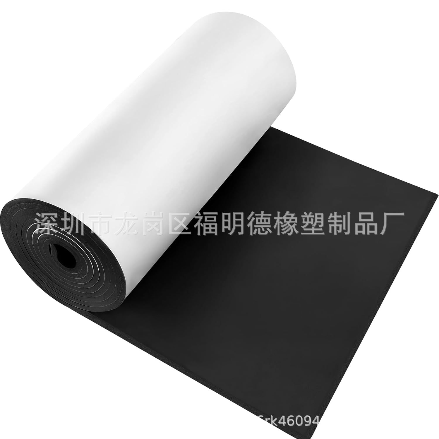 Factory Direct Sales Self-Adhesive Sponge Neoprene Foam Roll Car Soundproofing Mat Sound Insulation Mat Closed-Cell Sponge Rubber Roll