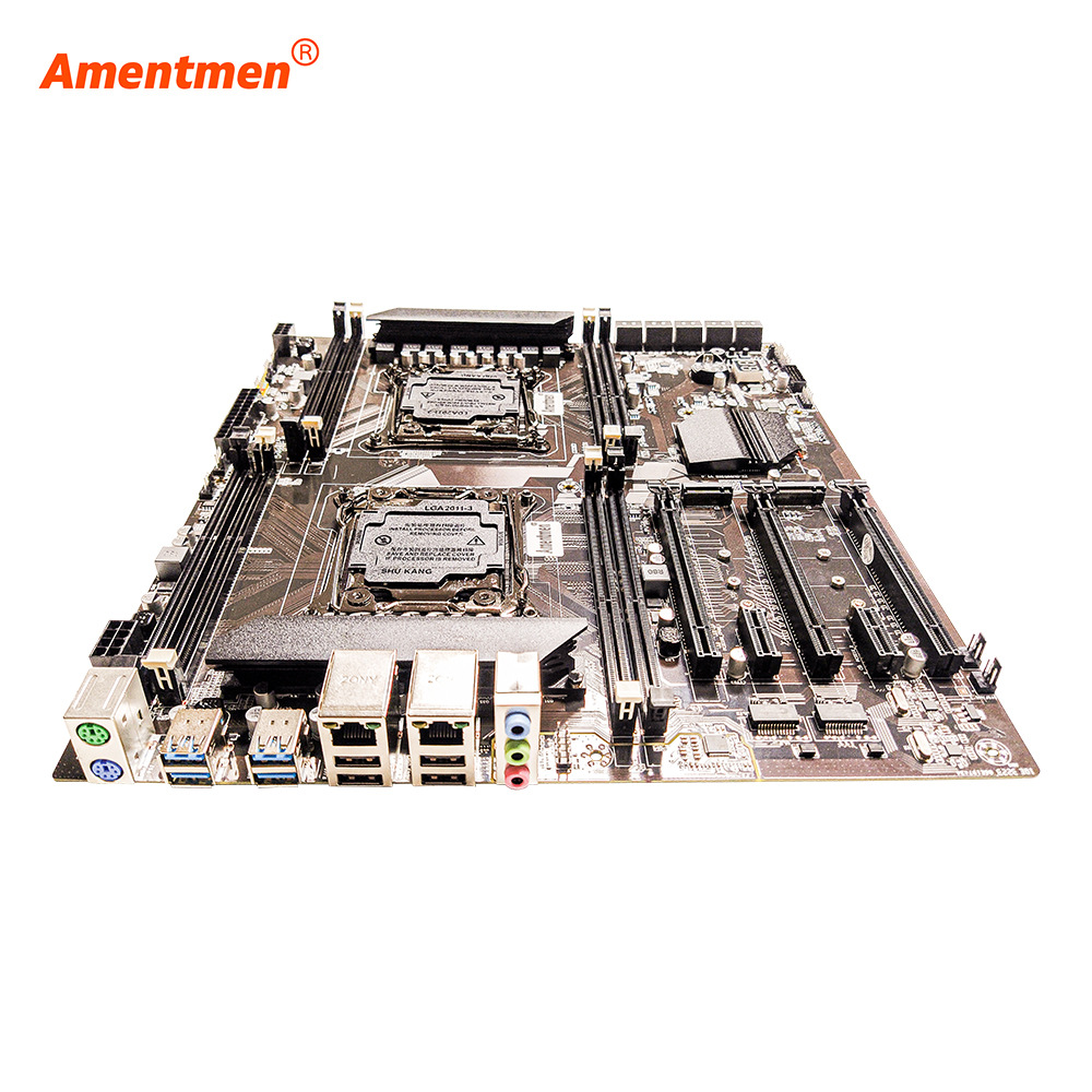 New X99 Dual Motherboard DDR3 Desktop Computer Server with 2673V3 E5 2678v3