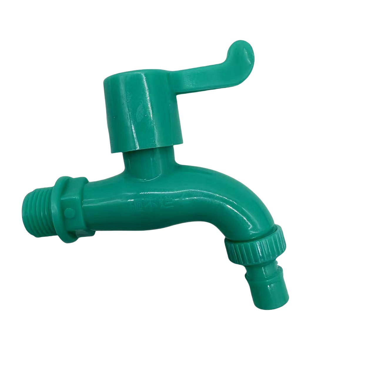 Wholesale Plastic Steel Faucet, Thickened Green Spout, 1/2 Inch Household Washing Machine Faucet, Quick-Open Bathroom Plastic Faucet