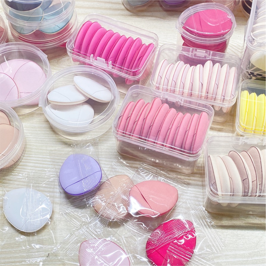 Wet and Dry Thumb mini Liquid Foundation Concealer Air Cushion mini Fingertip Water Drop bb Makeup Small Finger Puff