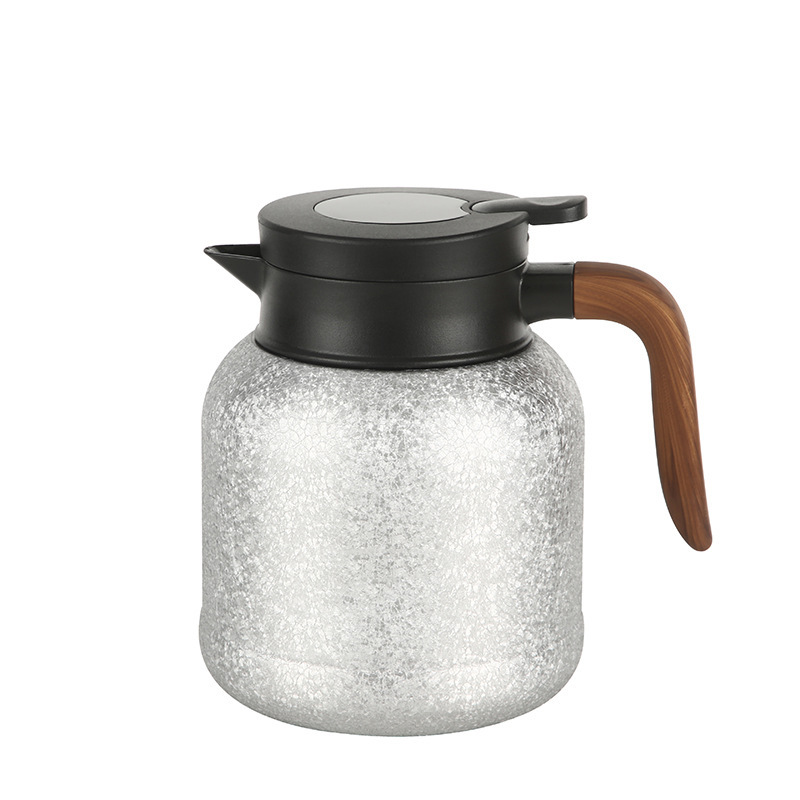 Titanium-Coated 304 Tea Kettle with Intelligent Temperature Control, Tea-Water Separation, Gift Kettle, Tangerine Peel White Insulated Tea Kettle