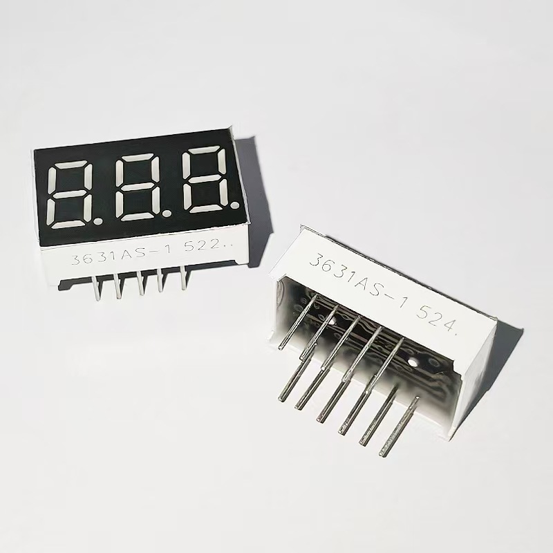 Factory direct supply 0.36 inch 3-digit LED digital tube bright red 3631BS co-Yang/3631AS co-yin
