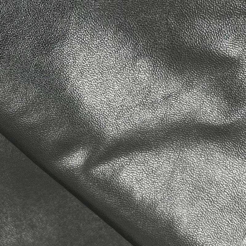 Semi-Pu251 Napa Pattern De-43 Door Width 8kg Face Elastic 0.5mm Artificial Leather Clothing Cushion Cover Fabric in Stock