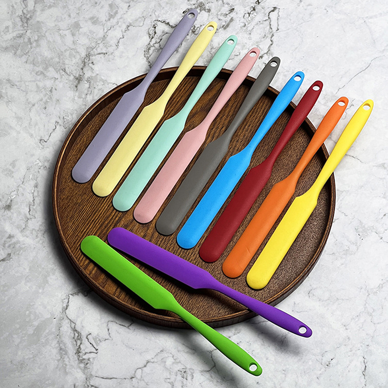 Silicone Spatula scraper all-inclusive one-piece cake applicator baking tool jam cheese spatula cream shovel