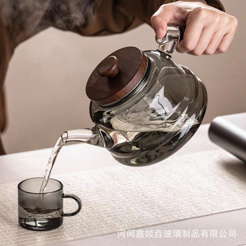 Chinese-Style Tea Warmer Teapot Base Tea Warmer Candle Heated Fruit Flower Tea Insulation Teapot Metal Tea Maker