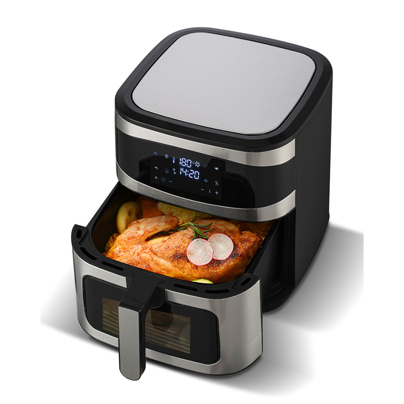 Household Large-Capacity Air Fryer Smart Touch Electric Fryer Multi-Functional French Fries Machine Foreign Trade Wholesale Cross