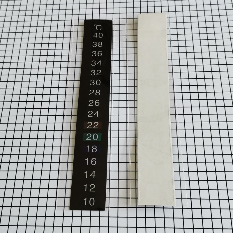 For Lcd Fish Tank Thermometer with Aquarium Strip Fish Tank Thermometer 10-40 ℃ Lcd Temperature-Sensitive Color-Changing Sticker