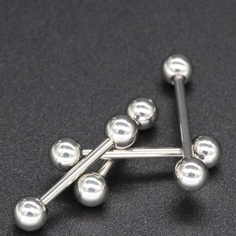 Stainless steel tongue Nail Manufacturers directly for human body piercing jewelry European and American fashion simple jewelry wholesale manufacturers