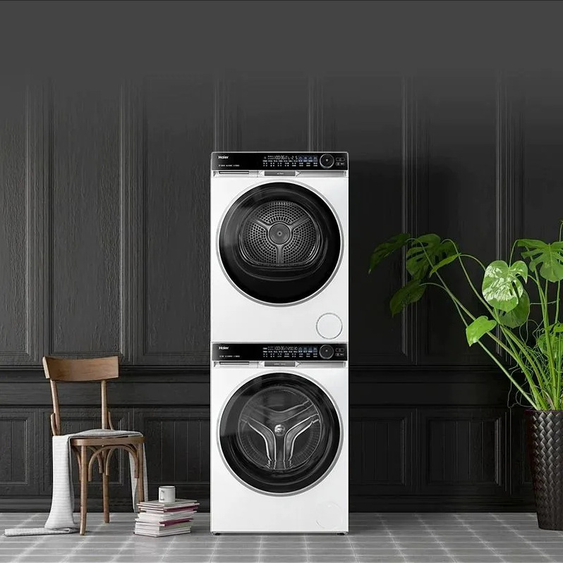 Комплект стирки и сушки Haier Maiwang X11 Xqg100-Bd14536Lwu1+Hgs100-F536Wu1 Двойной двигатель с сушильным насосом