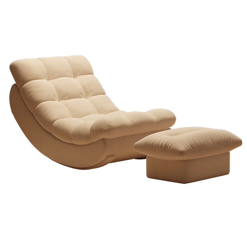 Moon Rocking Chair Lounge Chair Adult Sleeping Lazy Sofa Chair Living Room Balcony Home Leisure Single Sofa Chair