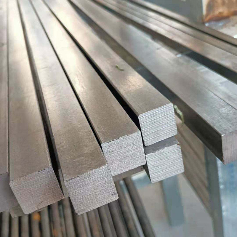 Manufacturer Exports Hot-Rolled Solid Wrought Iron Cold-Drawn Steel Bars, Square Steel Bars, High-Strength Non-Standard Embossed Custom-Length Processing, Galvanized