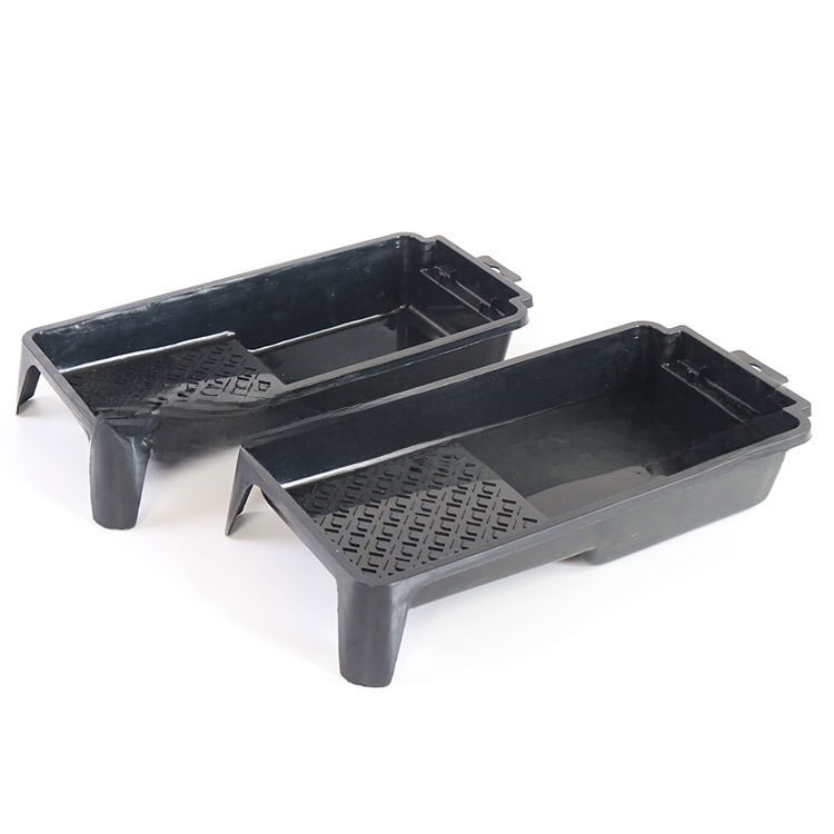 Black paint tray 4-inch paint brush roller brush paint tray storage tray color mixing paint tool source manufacturer