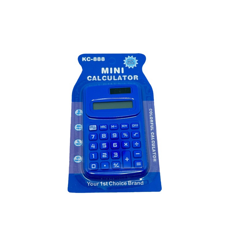 Cross-Border Popular Mini Handheld Calculator Colorfulful Macaron Cute Cartoon Logo Printing Primary School Student Gift