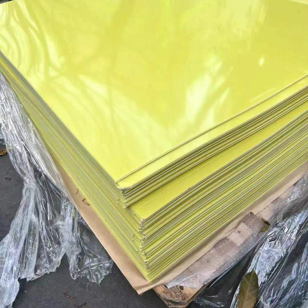 Manufacturer 3240 Yellow Epoxy Board Fiberglass Board Lithium Battery Distribution Cabinet Epoxy Resin Heat-Resistant Special High-Temperature Resistant
