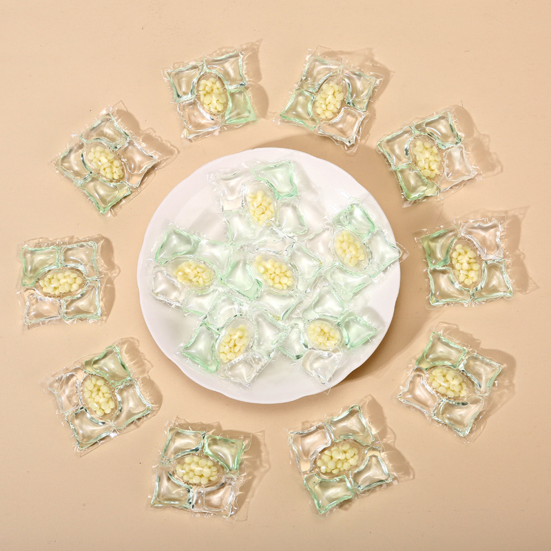 Laundry gel beads fragrance retention beads five-in-one long-lasting fragrance retention laundry beads soft multi-effect concentrated laundry detergent factory wholesale