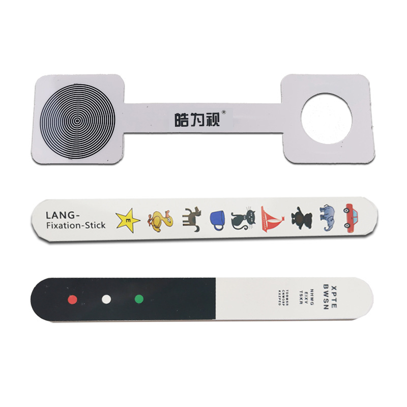 Визуальная шкала для детей, визуальный осмотр, ведущая пластина для коррекции зрения, визуальная палочка, утолщенный график