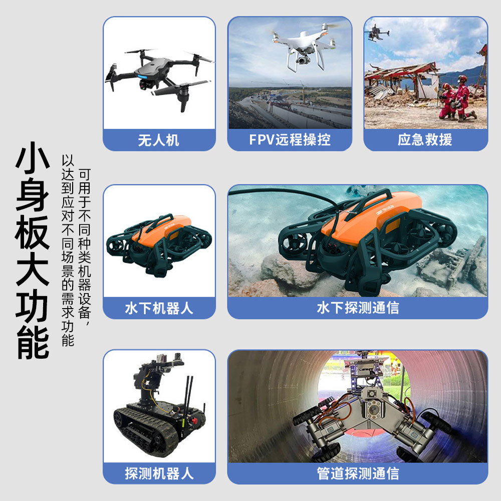 Drone Fiber Optic Module Ttl Optical Transceiver Fiber Optic Port St Interface Module Uart/Sbus to Fiber Optic Communication