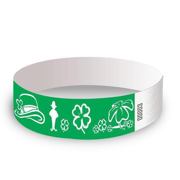 Weisheng Waterproof Dupont Paper Bracelet Disposable Paper Wristband Bracelet Manufacturer Shenzhen