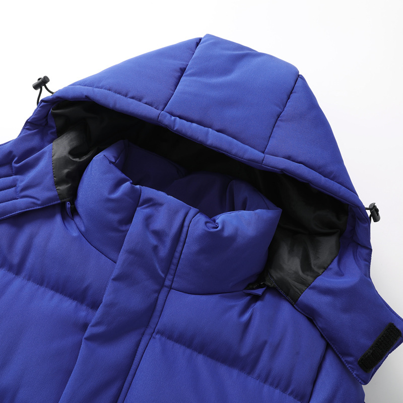 National Team Sports Student Cotton-Padded Jacket Training Suit Long Over-The-Knee Winter Training Fleece-Lined Over-The-Knee Cold-Proof Running Training Coat