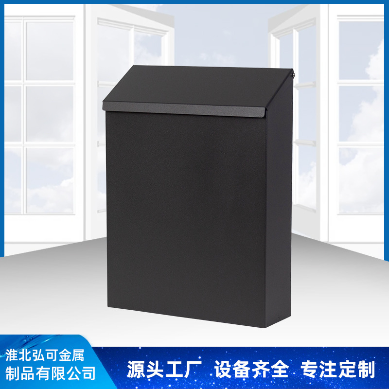 A generation of small tin mailbox mail European-style creative lock suggestion box wall pastoral newspaper box manufacturers direct supply