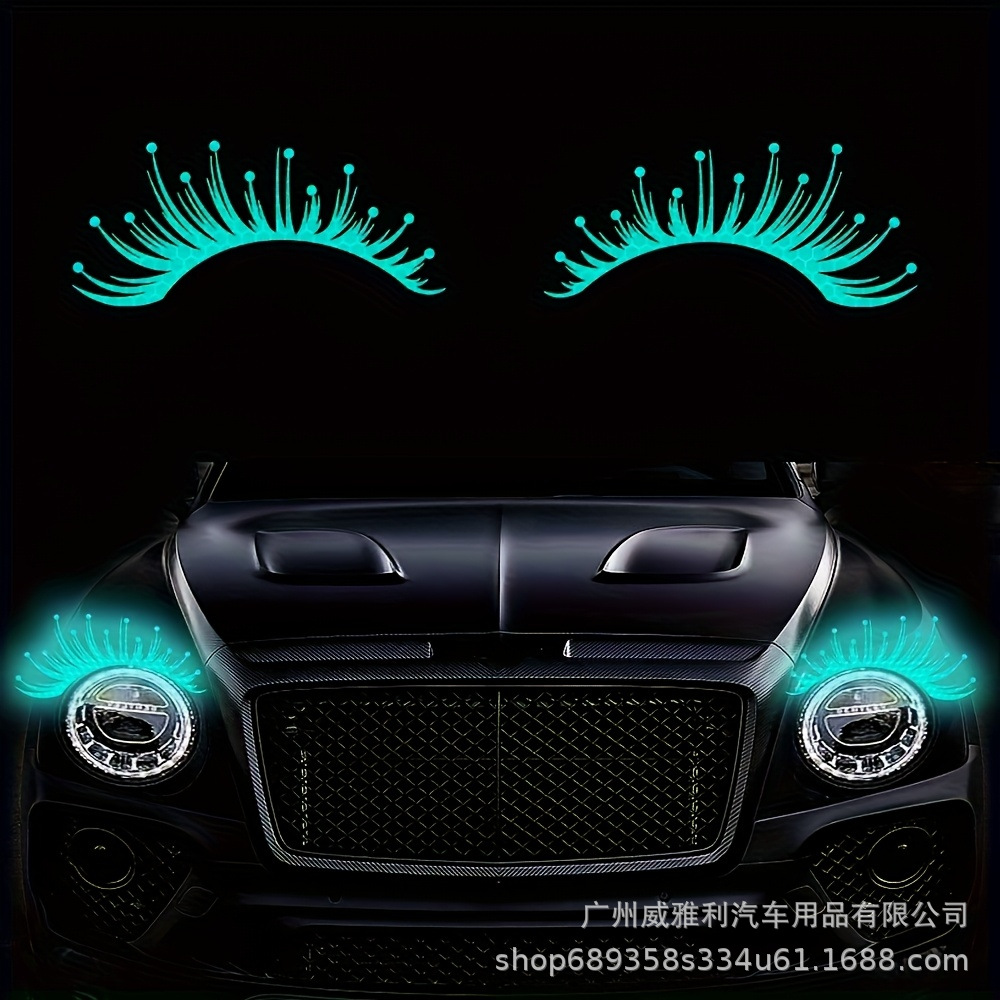 Наклейки на брови фар для автомобилей Sexy Eyelashes декоративные наклейки отражающие персонализированные наклейки