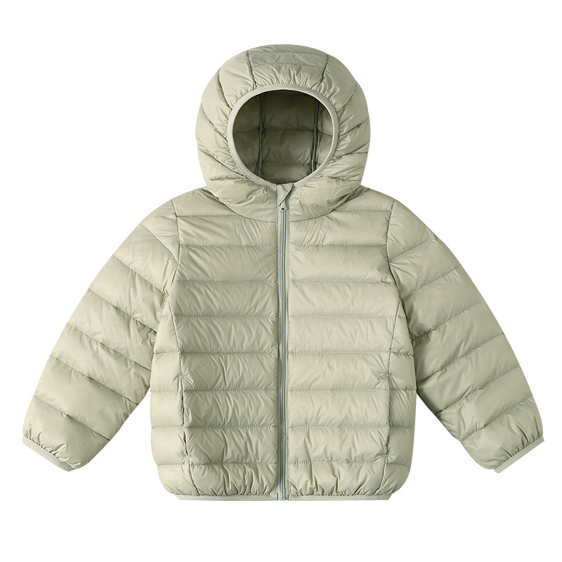 Winter men's and women's children's clothing children's light down jacket large and small hooded children's thick warm coat wholesale