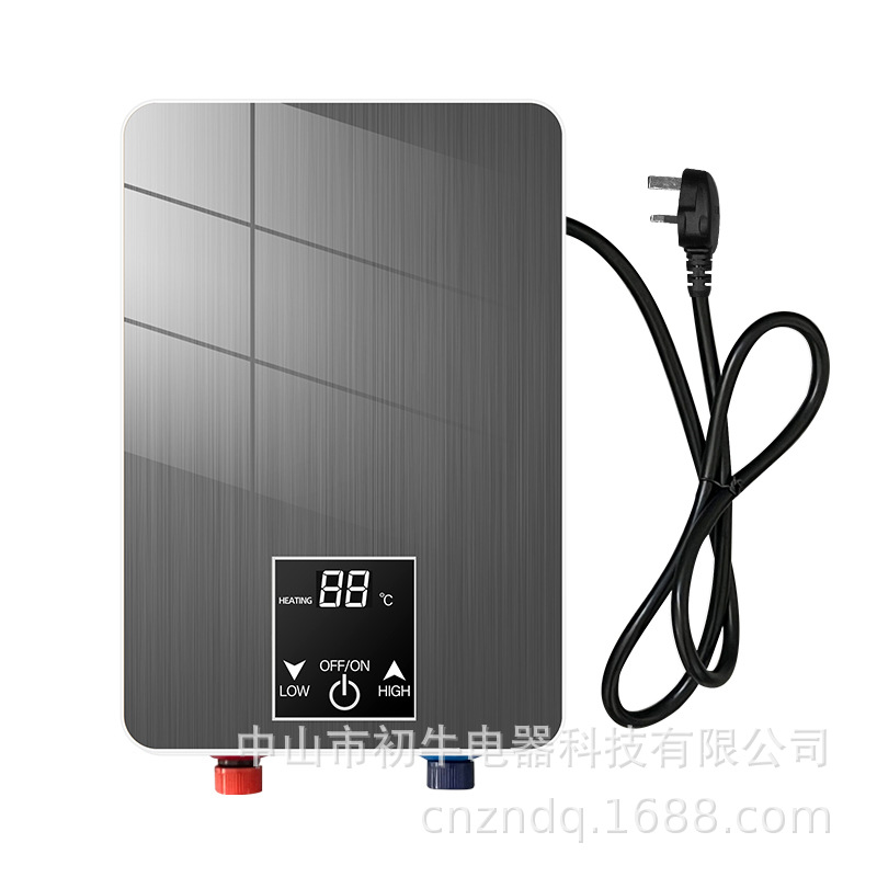Cross-border U.S. regulations, European regulations, British regulations, instant-heating electric water heater, small household quick-heating shower, bath, constant temperature, small kitchen treasure