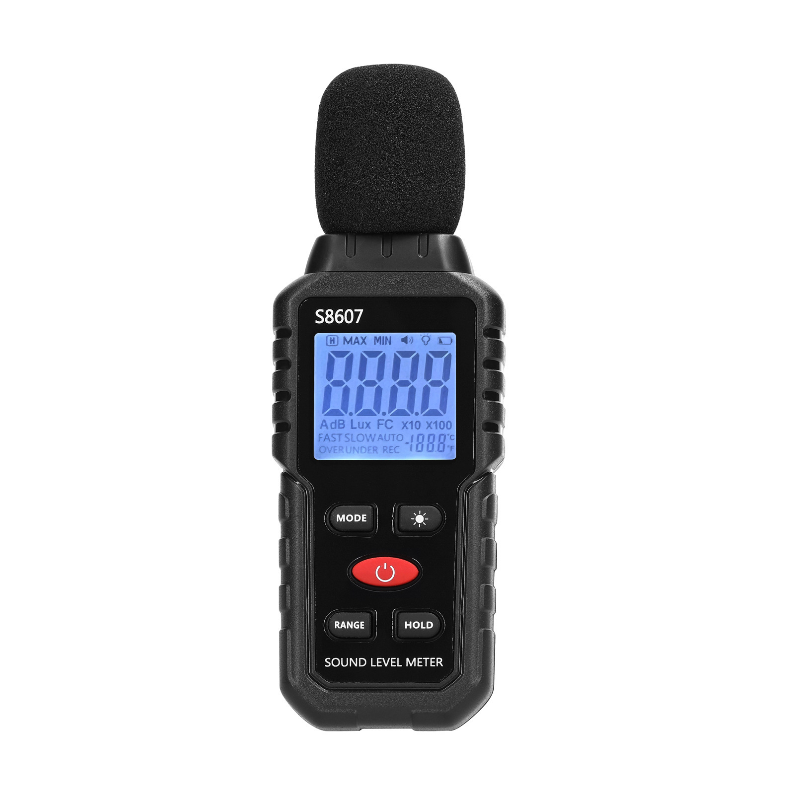 S8607 High Precision Decibel Meter Sound Level Meter Environmental Noise Meter Noise Detector Mini Noise Meter