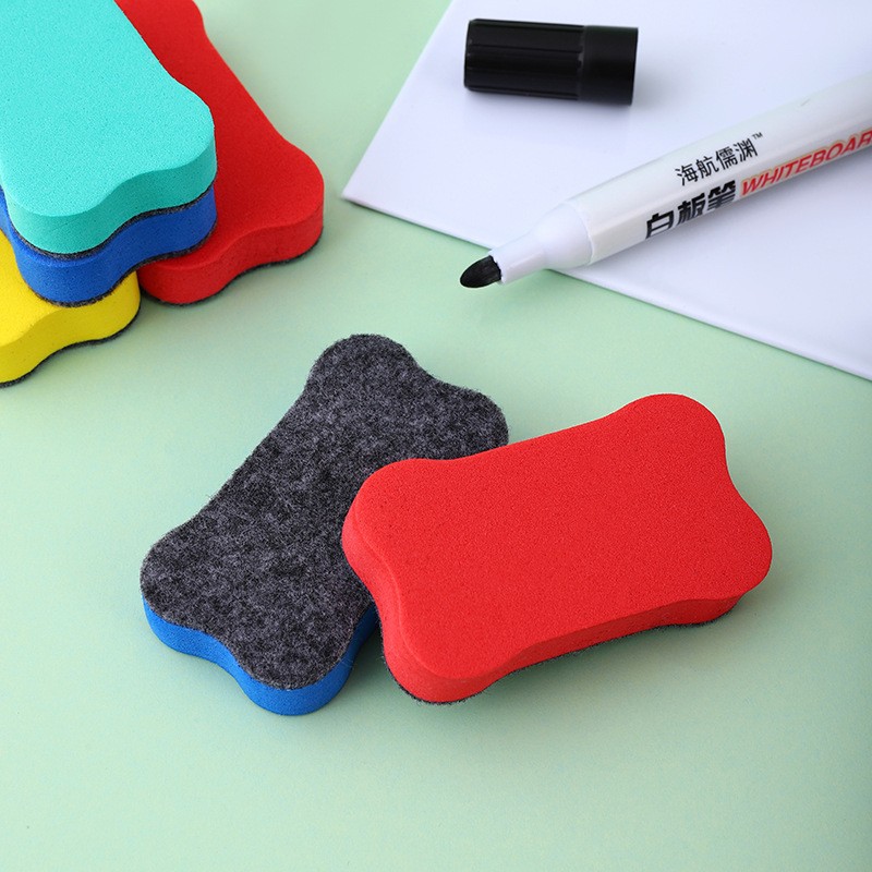 Wholesale cartoon bone eraser children's non-magnetic whiteboard eraser sponge blackboard eraser creative convenient painting eraser