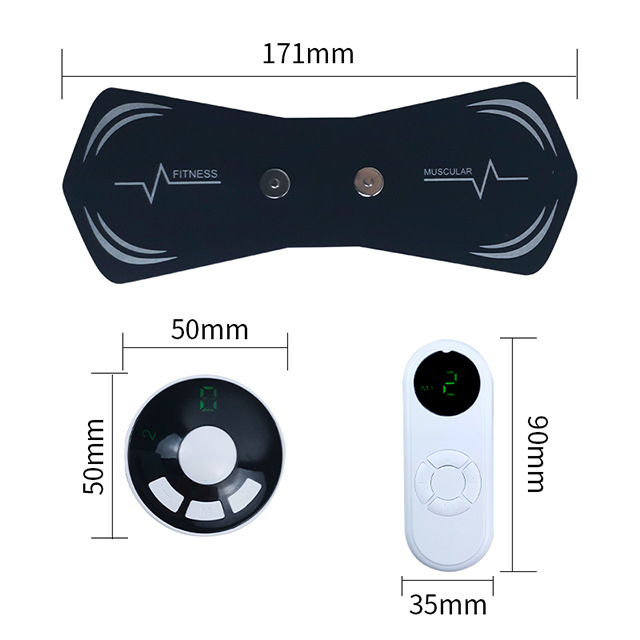 Portable Waist Massager Electric Mini Massage Smart Ems Pulse Massage Patch Mini Cervical Spine Massager