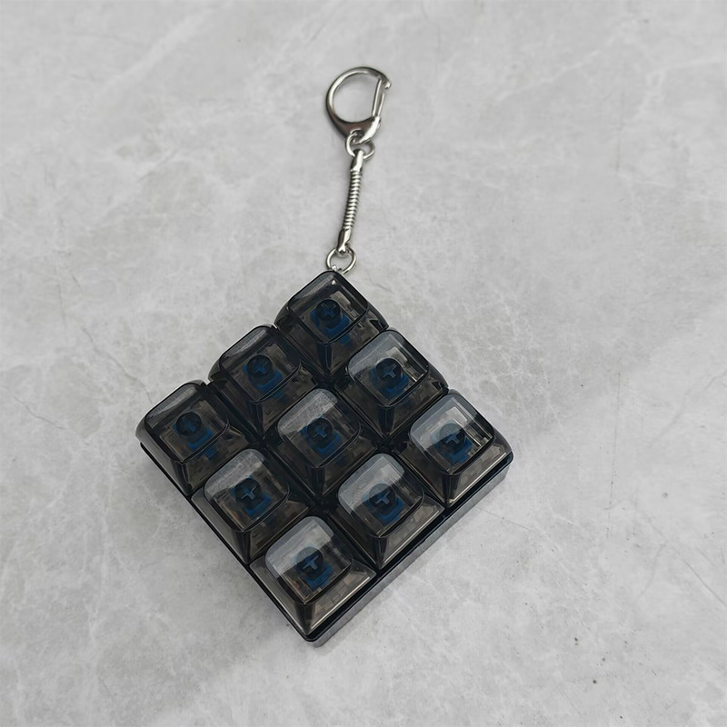 Импортный тестовый вал, девятикнопочный игрушечный брелок, подвеска, игрушка с подсветкой