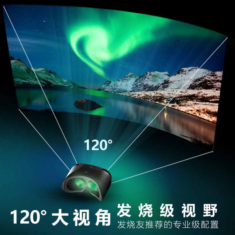 Vrgprox7 New Vr Glasses Mobile Phone Dedicated Virtual Reality 3D Glasses Metaverse with Gifts Dropshipping