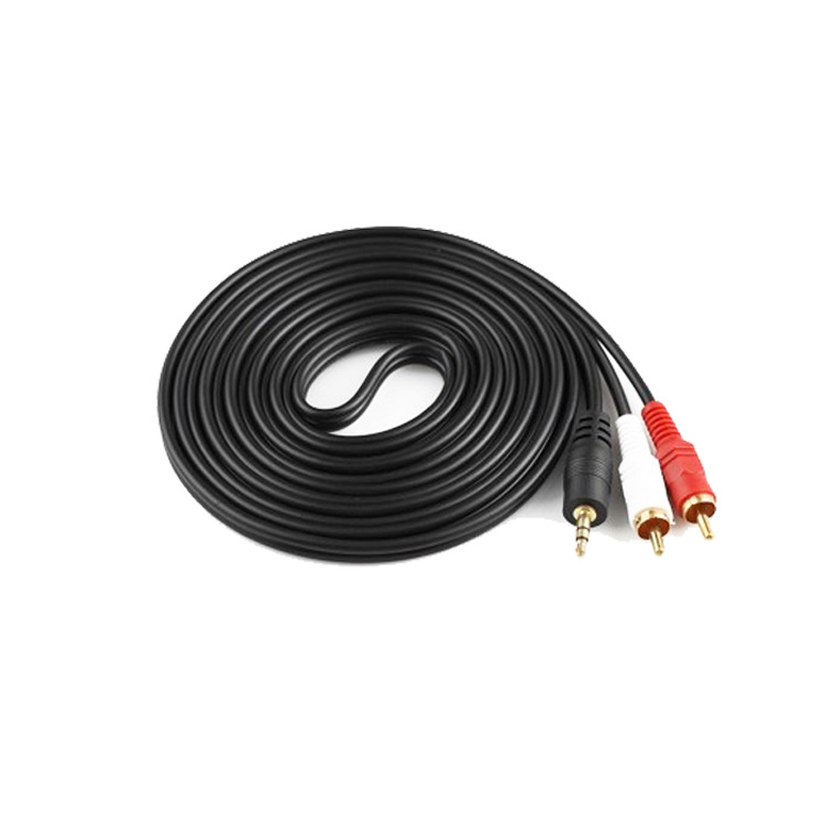 One-half audio cable 3.5mm to Lotus one-half computer speaker cable AV cable home office computer